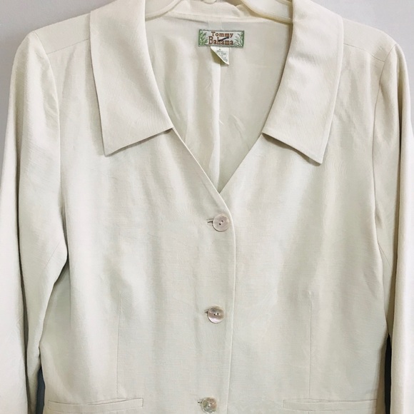 Tommy Bahama 100% Silk Ivory 2 Piece Suit - Picture 4 of 16